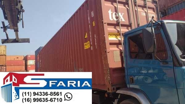 Transporte de container reefer sfaria container