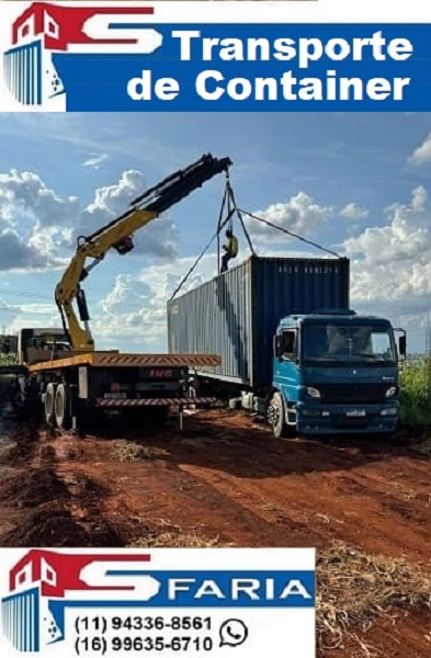 Transporte de containers Santos Cubatão